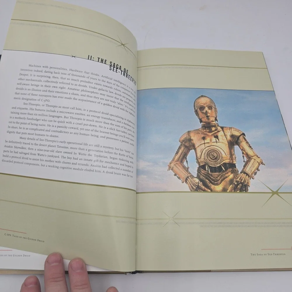 Star Wars C-3PO Tales of the Golden Droid Hardcover 1999 Chronicle Book